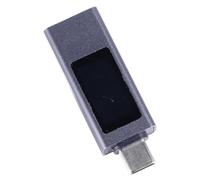Generic Probador Tipo C, Multímetro USB C de Alta Corriente, Voltímetro PD para Carga Móvil, Dispositivo Portátil Compacto de 12A