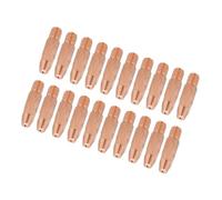 Generic Punta de Contacto de Cobre 20 Piezas Duradera de para Soplete de Soldadura Binzel 24KD Cobre Rojo 0,8/1,0/1,2mm (.2)
