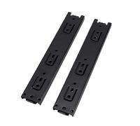 Generic Rieles de Extensión Completa para Cajones de 10 Pulgadas, Resistentes, para Gabinetes y Aparadores, Acero Laminado en Frío, Capacidad de Carga de 100 Libras, Paquete de 2