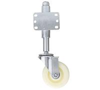 Generic Rueda de Puerta Rueda de Nailon de Alta Resistencia, Capacidad de Carga de 110 Libras, Giratoria con Resorte, Absorción de Impacto para Puertas de Granja