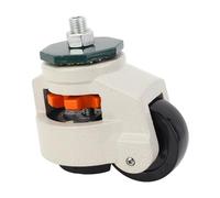 Generic Rueda Niveladora con Vástago Ajustable, Rueda Resistente de 75mm para Gabinete de Banco de Trabajo, Vástago Roscado, 4 Piezas