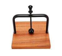 Generic Servilletero Cuadrado de Madera, Elegante Soporte para Pañuelos para Restaurante, Cafetería, Hogar, Resistente Al Viento y Duradero, Madera Maciza con Barra Central de Metal (BLACK)