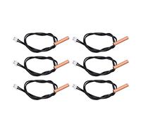 Generic Sonda de Sensor de Temperatura de 10K Sondas de Termistor Impermeables para Aires Acondicionados 10 Piezas Material de Cobre de PVC Confiable y Duradero
