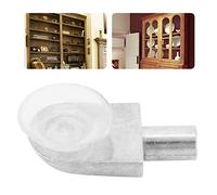 Generic Soporte de Estante en ángulo, 10 Uds., Soportes de Estante de Vidrio de Metal Duradero para Gabinetes de Cocina, Tamaño de 16,6mm