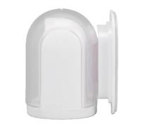 Generic Soporte para Cepillos de Dientes Montado en la Pared Organizador Elegante y Compacto para Baños Pequeños ABS Blanco 1,69x1,46x1,22in (con Cubierta Antipolvo)