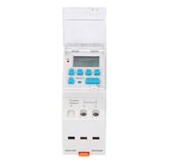 Generic Temporizador Digital con Función Programable de 7 Días, Pantalla LCD y Encendido/apagado Automático para Uso Doméstico, Fácil de Instalar, 1 Interruptor Temporizador