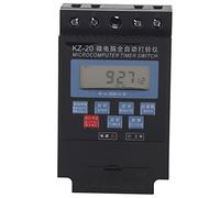 Generic Temporizador Programable -20, Temporizador de Timbre Eléctrico de Microordenador Versátil para Escuelas, Instituciones, Fácil de Usar, Fuente de Alimentación de 220V