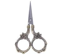 Generic Tijeras de Flores Vintage, Elegantes Tijeras para Bordar, Perfectas para Costura y Manualidades, Acero Inoxidable, Hoja de 3,5", 1 Unidad (Bronce)