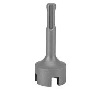 Generic Zócalo de Varilla de Tierra de Acero Forjado, Controlador de Broca de Fácil Instalación a Prueba de Herrumbre para Taladro Percutor SDS Plus, Compatibilidad Universal (Cruzado)