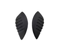 Genérico 10 pares 20 piezas almohadillas de goma antideslizantes negras for la nariz reemplazo suave gafas de sol Accesorios de reparación