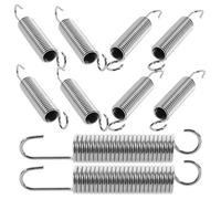 Genérico 10 Piezas Resorte de Tijera de Podar de Acero Inoxidable, Plata | Pieza de Recambio para Mantenimiento de Herramienta, Compatible Podadoras Manuales y Uso en Huertos