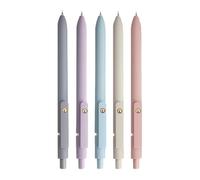 Genérico 5 Pack Gel Pens Black Ink, Fine Tip Easy Dry Writing Pens, Smooth Creative Stationery Pen for Men, Women, Students, Journaling and School Work, 15 x 5,6 x 2 pulgadas, Mixed Color