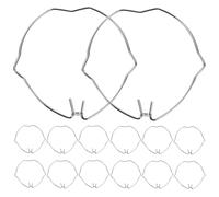 Genérico 50 focos pinza de resorte para lámpara MR16, clip de fijación, acero inoxidable, 50Pcs, compatible con MR16 lamp cup, para hogares y comercios