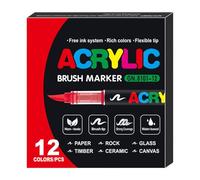 Genérico Acrylic Paint Markers - 5,7 pulgadas Professional Art Pens