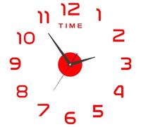 Genérico Acrylic Wall Clock Set - Abstract Home Decor, Silent DIY Clock