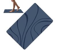 Genérico Alfombra Diatomita Baño，60x40 Secado Rápido, Antideslizante Y Antibacteriana Alfombrilla Piedra Diatomita Super Absorbente Alfombrilla ，Adecuado para Suelos De Bañeras, Hoteles,