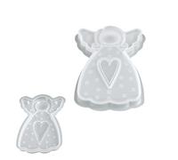 Generico Angel para resina | Molde de fundición de silicona navideña - para cemento para decoración colgante | para talleres artesanales caseros profesores de arte apasionados diseñadores