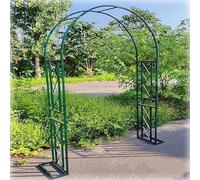 Genérico Arco de jardín, Arco de Boda, Arco de jardín Grande, Soporte para Plantas trepadoras, cenador de Boda, decoración para Fiestas (Verde, 260x230x40cm)