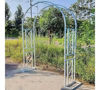 Genérico Arco de jardín, Arco de Boda, Arco de jardín Grande, Soporte para Plantas trepadoras (para Enredaderas), cenador de Boda, decoración para Fiestas (Blanco, 300x230x40cm)