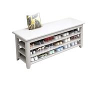 Genérico Armario para Guardar Zapatos, Armario para Pasillo, Estante para Zapatos, cajón Plegable, Banco de Entrada, Banco para el pie de la Cama, Zapatero de Madera con Estante Abierto, Banco para z