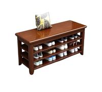 Genérico Armario para Guardar Zapatos, Armario para Pasillo, Estante para Zapatos, cajón Plegable, Banco de Entrada, Banco para el pie de la Cama, Zapatero de Madera con Estante Abierto, Banco para z