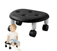 Genérico Asiento de - Taburete de SPA con Ruedas, Silla de salón giratoria ergonómica | Banco Giratorio Compacto para el Cuidado de los pies, para Uso en salón en casa, Terapia de Profesional