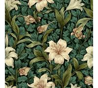 Genérico Bai Baihe Papel Pintado Autoadhesivo Vintage Floral 44x300 cm Papel de Pared Removible Impermeable Estilo Vinilo PVC Pegatina es Estante del cajón de la cubierta del rodillo A-396