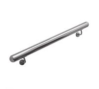 Genérico Barandilla metálica para escaleras de 30 a 180 cm | Capacidad de Carga de 200 kg | Kit de barandilla Antideslizante para Interiores | Barandilla de Seguridad de Aluminio Duradera para escale