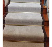 Genérico Barras de latón para Sujetar alfombras de escaleras, Barras Ajustables para alfombras de escaleras domésticas y comerciales, asegure su Alfombra de Escalera con