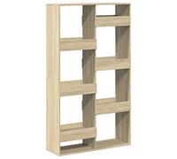 Genérico Biblioteca Chene Sonoma 100x33x175 cm Madera Ingeniería | 8 Estantes Espaciosos, Range Libros DVD Revistas, Fácil Limpiar, Versátil Partición