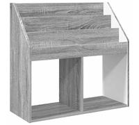 Genérico Biblioteca Niños Gris Sonoma 72,5 x 29,5 x 69 cm | Madera de ingeniería, Diseño independiente, Acabado liso, Estanterías espaciosas, Montaje simple