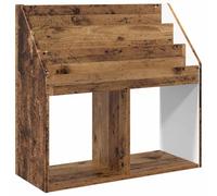 Genérico Biblioteca Niños Madera Ingeniería 72,5 x 29,5 x 69 cm | Diseño independiente, acabado liso, estantes abiertos, almacenamiento de juguetes libros, montaje fácil