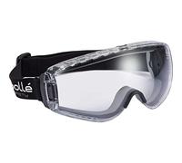 Genérico Bolle Pilot Gafas de seguridad y protección anti impactos para airsoft y paintball transparentes con goma elástica y tratamientos antivaho y antirayaduras