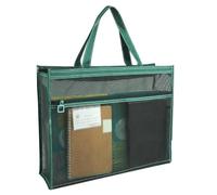 Genérico Bolsa Malla Arte Bolsa Tote Organizadora Arte Multiusos | Bolsa Transparente Almacenaje Proyectos Artísticos Para Obras, Pósteres, Gráficos, Libros Pintura, Bocetos, Escuela, Puzles,