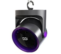 Genérico Breeze Unit, LED Touch Wind System, Speed Control with Ventilation, Eco Polymer Silent Rotor Device, Futuristic Mesh Style Frame, Study Travel Breeze Kit Device Pack