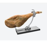 Genérico Buarfe Cordoba CUCHILLERIA Parra Jamonero Profesional Giratorio y basculante, Soporte jamonero con Base de DM mas Lamina de Acero Inoxidable Modelo Cordoba (Sin Set de Corte)