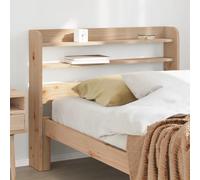Genérico Cabecero de Cama con estantes Madera Maciza de Pino 100 cm,Mobiliario,Camas y Accesorios,Cabeceros y pies de cama-850959