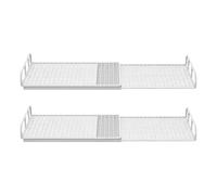 Genérico Cabinet Shelf Organizer, Adjustable No Drill Storage Rack | Wardrobe Shelf Extender, Metal Bracket Storage Rack, Adjustable No Drill Design For Kitchen Pantry Bathroom Bedroom Cabinet