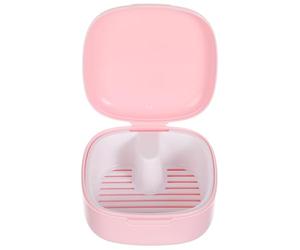 Genérico Caja de Almacenamiento Portátil para Retenedores con Compacto Incluye Cesta Drenadora para Limpieza y Viaje Sakura