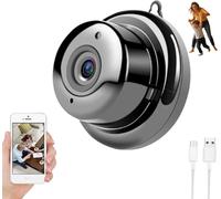 Genérico Cámara Ultra Invisible sin Enchufe Mejorada 2026, cámaras pequeñas HD 1080p Ocultas inalámbricas, Gran Angular de 170°, Mini Camara espia, cámara de Seguridad portátil para (1pcs)