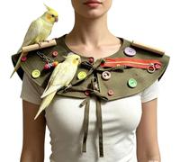 Genérico Capa De Hombro para Aves Protector Textil Interactivo Reutilizable