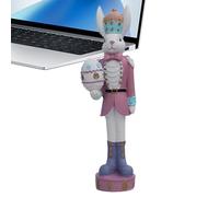 Genérico cascanueces de Pascua decoración | Figura de resina colorida tradicional, decoración de Pascua Soldados Conejos | para de primavera: chimenea, entrada, mesa de casa