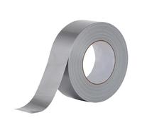 Genérico Cinta Americana Tela Plateada 10m x 20mm Resistencia Térmica Extrema - Impermeable Sin Residuos para Reparar Conductos Aire