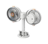 Genérico Clip On Fan - Head 5 Speed | 31cm USB-C Rechargeable Portable