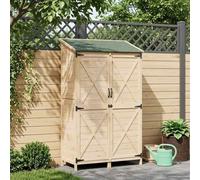 Genérico Cobertizo de Jardín Natural 106 x 56 x 176,5 cm,Casa y jardín,Jardín,Artículos de Exterior,Estructuras de Exteriores,Cobertizos,28 kg-42033480