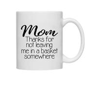 Generico Coffee Mug For Mom - Funny Coffee Mug, Novelty Ceramic Cup | Mom Mugs From Son, Daughter | Small Coffees Cups 350ml F0r, Women For Birthday, Mother's Day