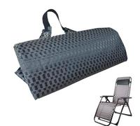 Genérico Cojín Universal para Tumbona, 37x17cm Almohada Reclinable Ajustable, Almohada Ergonómica Extraíble Paras Silla De Playa, Cojín De Viaje, para Soporte Cervical