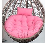 Genérico Cojines para Sillas Colgantes de Exterior, Cojines para Cestas Columpios, Cojines Impermeables Lavables para Asientos de Mecedoras Cojines Decorativos para Muebles,Rosado,90cm
