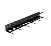 Genérico Colgador para portaescobillas: estante de montaje en pared resistente de 15,74 x 3,35 x 1,77 pulgadas, carrito para detalles de automóviles, organizador de accesorios de limpieza para tallere