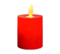 Generico Columna Con Llama Móvil - Vela, Sin Móvil, Rojas Sin Llama parpadeante Con Control Remoto | Decoración De Mesa LED De Imitación P